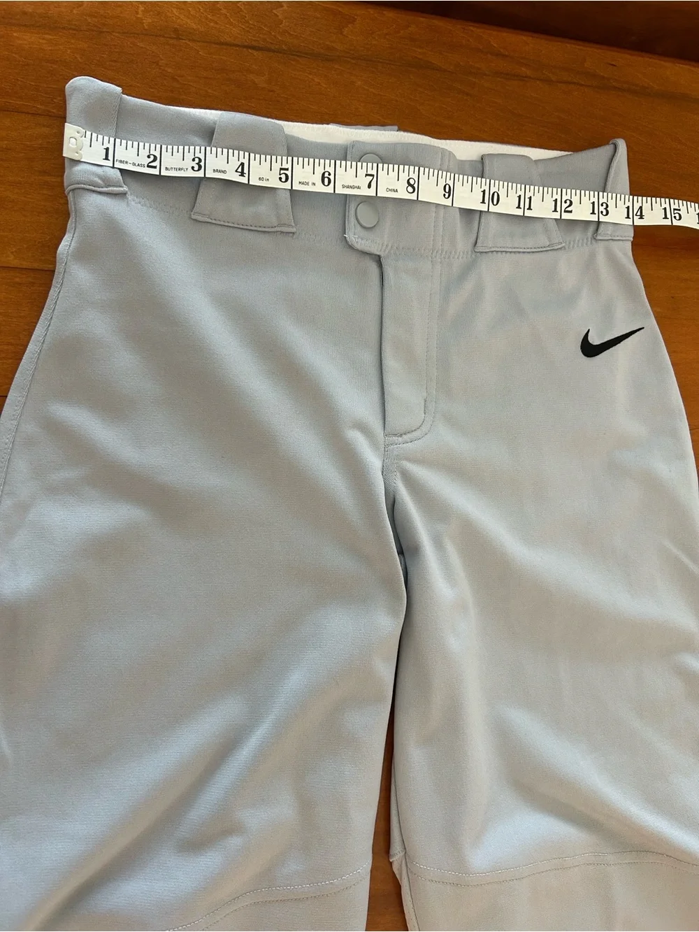 Nike Team Youth XL Baseball Pants Gray Athletic Uniform Reinforced Knees